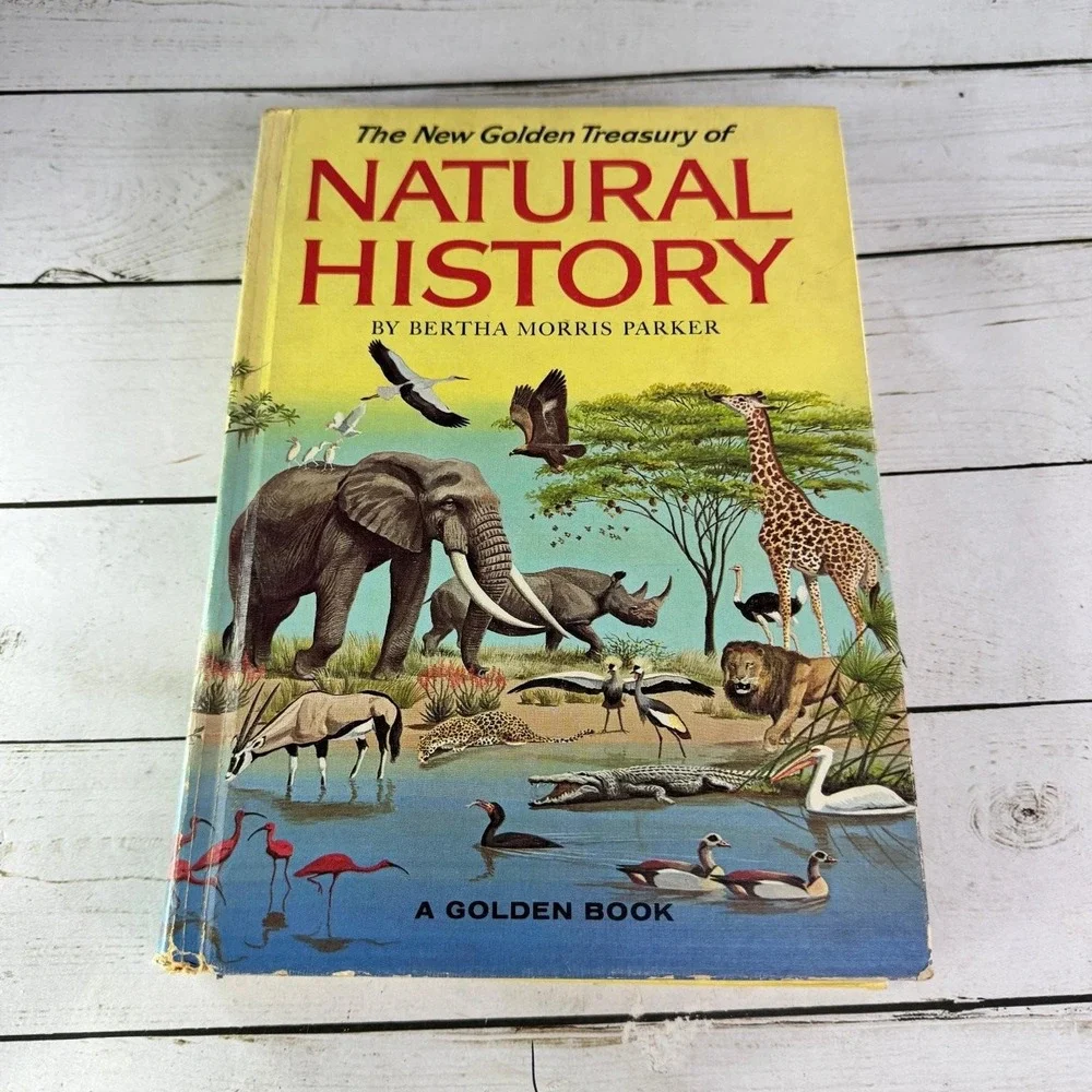 New Golden Treasury of Natural History Parker 1968 1st Print Golden Press